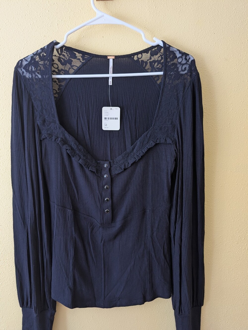 NWT Free People Long Sleeve Top Size M